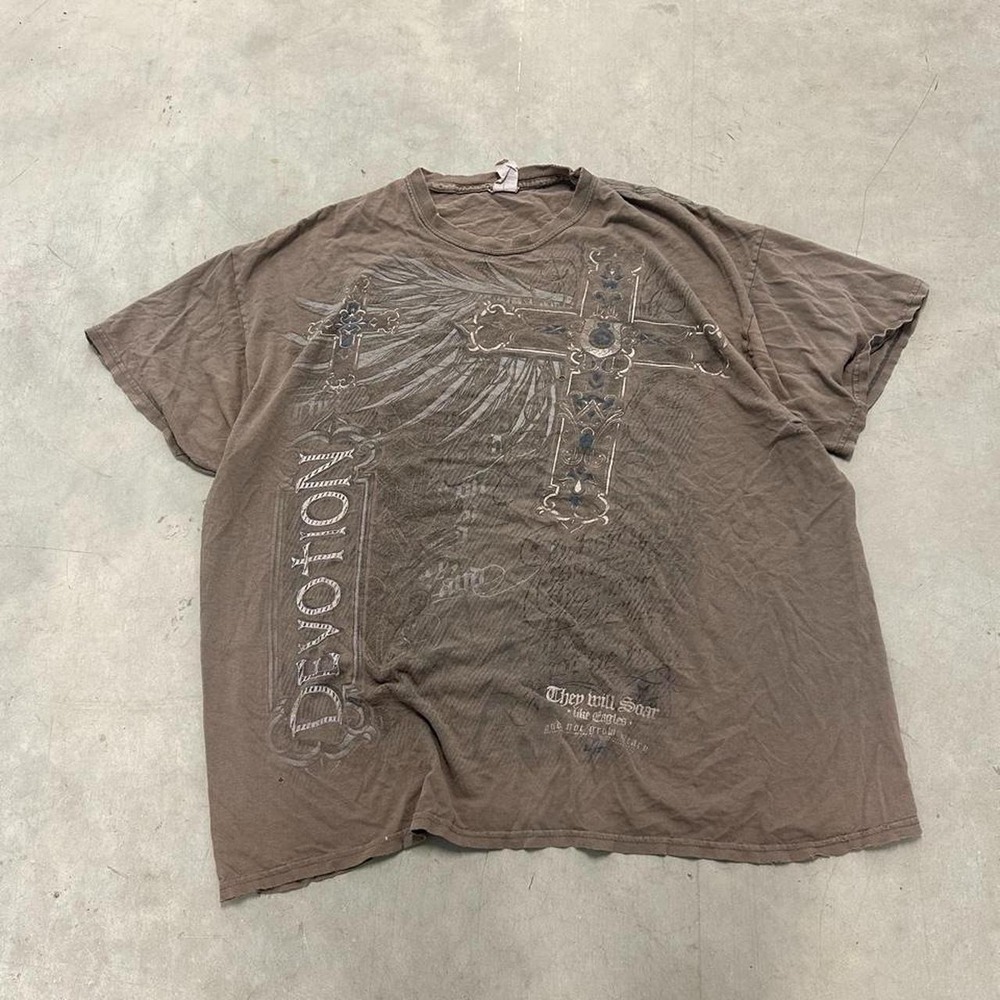 Y2K Affliction Style Emo Goth Shirt